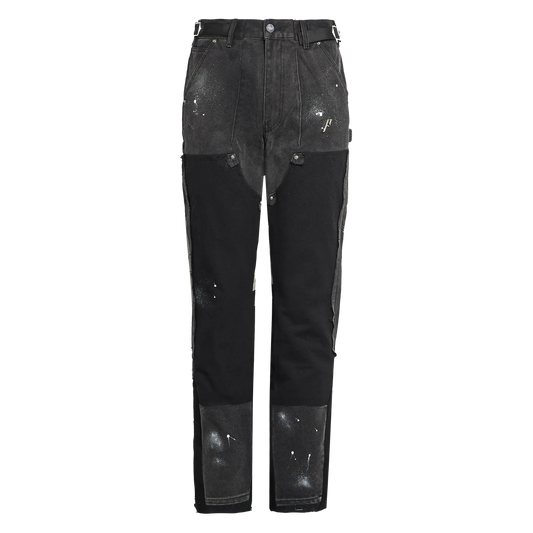 BLACK CARPENTER FLARE PANT